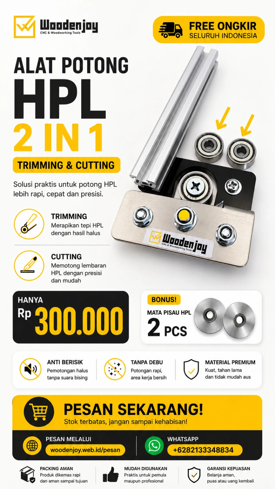 WoodenJoy HPL Cutter